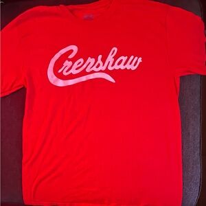 Nipsey Hussle The Marathon Clothing “Crenshaw” Shirt – Men’s Large (Red)
